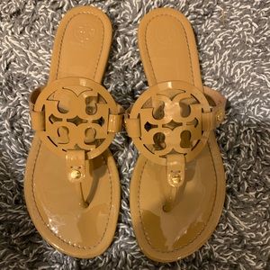 Tory Burch Patent Miller Sandals